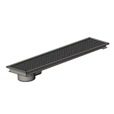Öztiryakiler YER IZGARASI TAVALI KENARDAN SIFONLU -ARKADAN CIKISLI Q70 PVC 490*290 (7960.04929.7Y5)