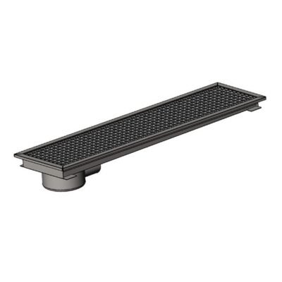 Öztiryakiler YER IZGARASI TAVALI KENARDAN SIFONLU -ARKADAN CIKISLI Q100 PVC 940*290 (7960.09429.1Y5)