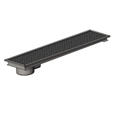 Öztiryakiler YER IZGARASI TAVALI KENARDAN SIFONLU -ARKADAN CIKISLI Q100 PVC 1620*290 (7960.16229.1Y5)