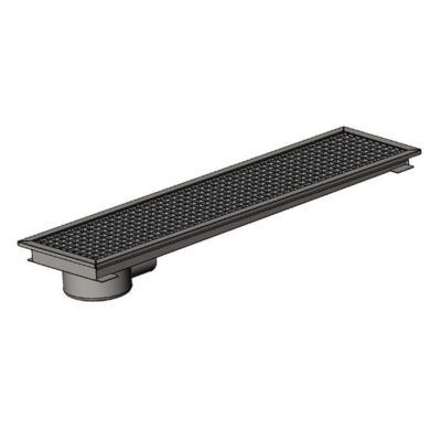Öztiryakiler YER IZGARASI TAVALI KENARDAN SIFONLU -ARKADAN CIKISLI Q70 PVC 1620*290 (7960.16229.7Y5)