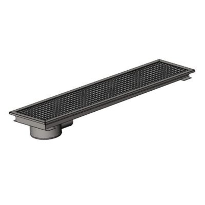 Öztiryakiler YER IZGARASI TAVALI KENARDAN SIFONLU -ARKADAN CIKISLI Q100 PVC 2060*290 (7960.20629.1Y5)