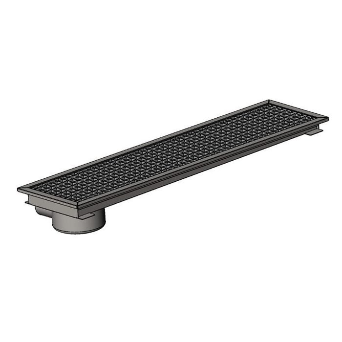 Öztiryakiler YER IZGARASI TAVALI KENARDAN SIFONLU -SOLDAN CIKISLI Q50 PVC 2060*290 (7960.20629.5Y4)