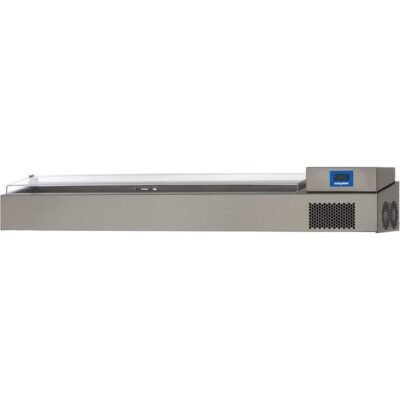 Öztiryakiler PZC 54 ALCAK PLEXIGLASS KAPAKLI  PIZZA HAZIRLIK UNITESI (79E3.PZC54.L0)