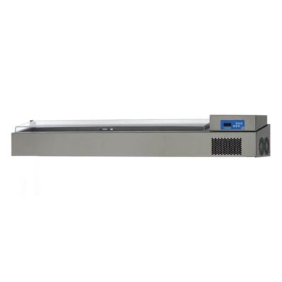 Öztiryakiler PZC 72 ALCAK PLEXIGLASS KAPAKLI  PIZZA HAZIRLIK UNITESI (79E3.PZC72.L0)