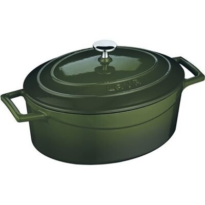 Öztiryakiler LAVA Oval Tencere. Ölçü 23x29cm.  – Yeşil LV O TC 29 K1 G (8130.0TC29.K1Y)