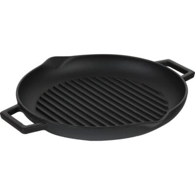 Öztiryakiler LAVA Yuvarlak Izgara Tava, Metal Kulplu. Çap(Ø)30cm.  LV ECO GT 30 T5 (8149.00030.T5)