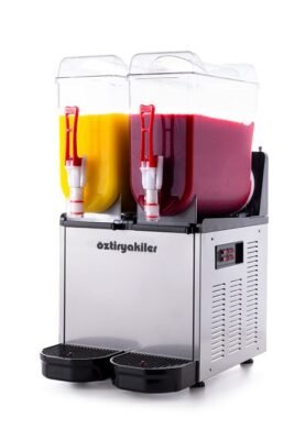 Öztiryakiler KARLI BUZLU SERBET MAKINASI IKILI  SLUSH 24I (8477.SLUSH.24I)