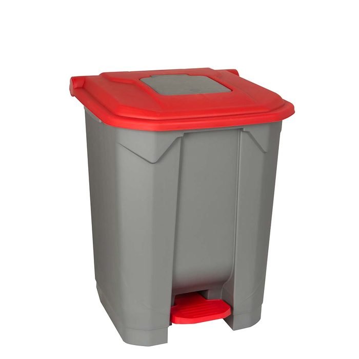Öztiryakiler PEDALLI COP KONTEYNER ILAVE UST KAPAKLI 30 LT GRI (8893.UP206.00)