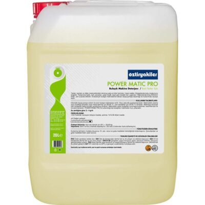 Öztiryakiler POWER MATIC PLATIN  BULAŞIK MAKİNESİ DETERJANI (ÇOK SERT SULAR İÇİN)  20 L (8899.P1002.20P)