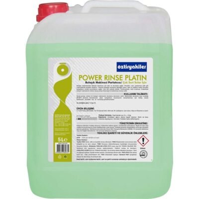 Öztiryakiler POWER RINSE PLATIN BULAŞIK MAK. DURULAMA MAD.  (AŞIRI SERT SULAR İÇİN) 5L (8899.P1003.05P)