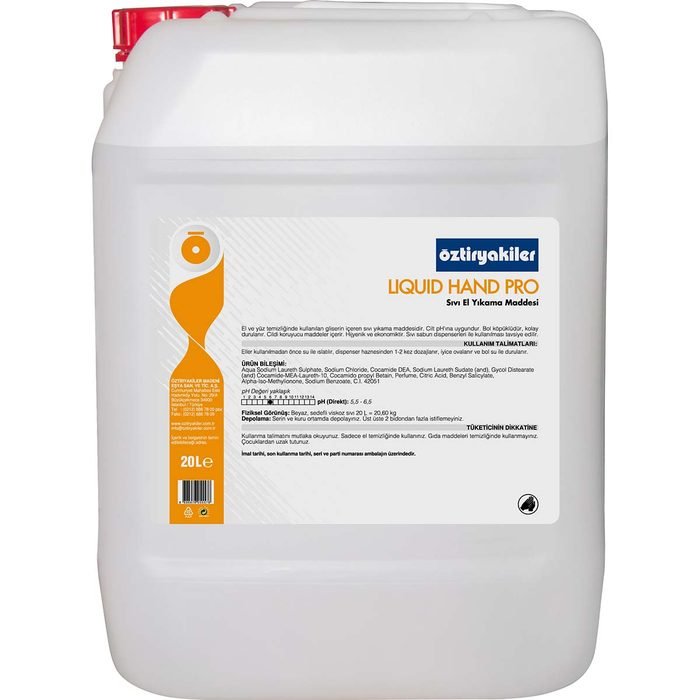 Öztiryakiler LIQUID HAND PRO 20 L (20,60 kg) bidon (8899.P1005.20B)