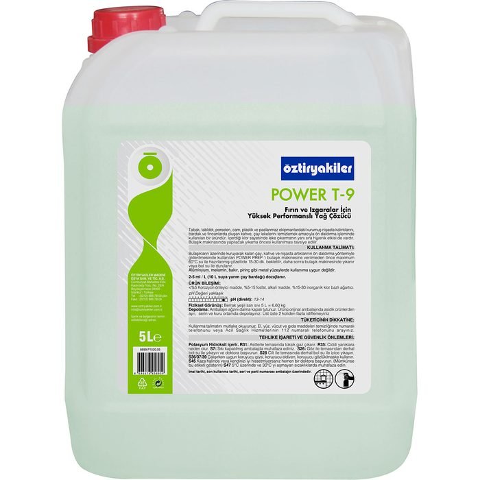 Öztiryakiler POWER T-9 5 L (5,25 kg) bidon (8899.P1015.05)