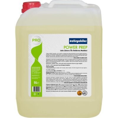 Öztiryakiler POWER PREP NİŞASTA VE LEKE ÇIKARICI SIVI ÖN DALDIRMA MADDESİ  5 L (8899.P1020.05)