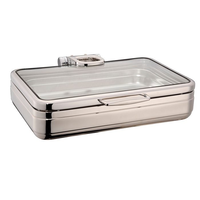 Öztiryakiler ÖZTİRTAKİLER LUX CHAFİNG DİSH HİDROLİK CAM KAPAK KARE 4L 1/2 GN (9450.GW421.BGL)