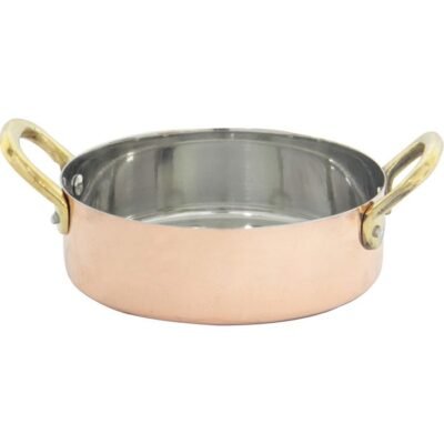 Öztiryakiler GURMEAID YUMURTA SAHANI DIŞI BAKIR İÇİ PASLANMAZ ÇELİK 16 CM (9487.91207.16)