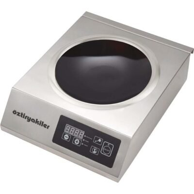 Öztiryakiler ÖZTİRYAKİLER İNDİKSÜYONLU WOK ISITICI-PİŞİRİCİ SETÜSTÜ 500-3500 W  33.9×42.8×11.7 CM (9865.BT350.KCT1)