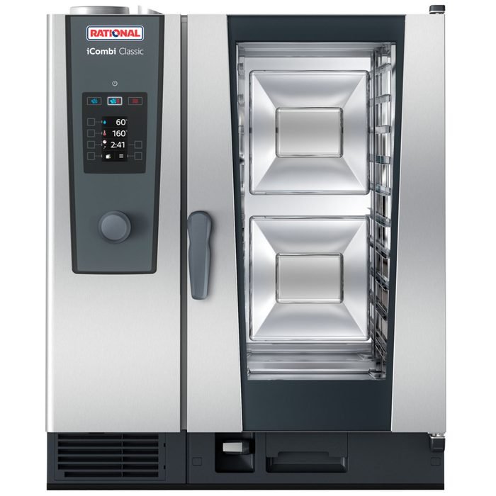 Öztiryakiler RATIONAL BUHAR KONVEKSİYONLU ELEKTRİKLİ FIRIN 10*1/1 GN İcombi Classic (9890.ICCLS10.1E)