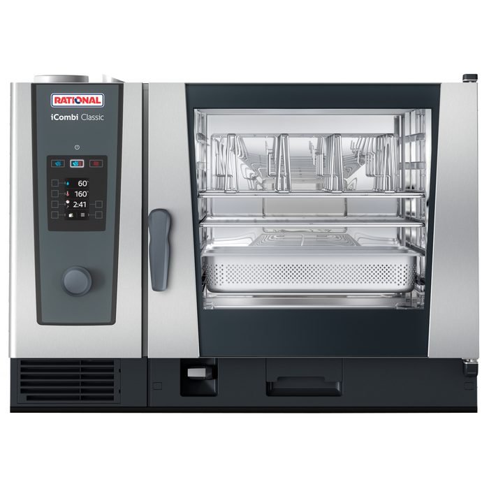 Öztiryakiler RATIONAL BUHAR KONVEKSİYONLU GAZLI FIRIN 6*2/1 GN İcombi Classic (9890.ICCLS62.G0)