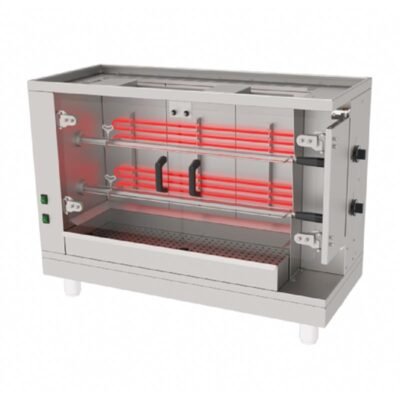 Atalay, PİLİÇ ÇEVİRME MAKİNESİ 2 REZİSTANSLI ELK., 1000x500x600 mm., APME-02