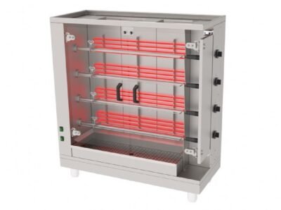 Atalay, PİLİÇ ÇEVİRME MAKİNESİ 4 REZİSTANSLI ELK., 1000x500x980 mm., APME-04