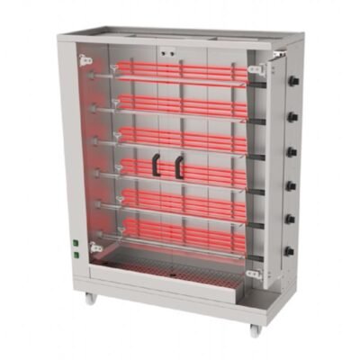 Atalay, PİLİÇ ÇEVİRME MAKİNESİ 6 REZİSTANSLI ELK., 1000x500x1530 mm., APME-06
