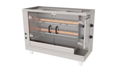 Atalay, PİLİÇ ÇEVİRME MAKİNESİ 2 RADYANLI NG., 1000x500x660 mm., APMG-02
