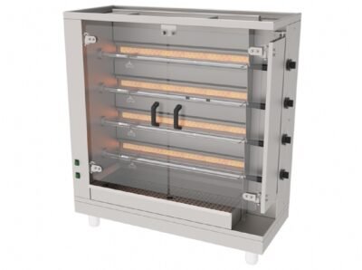Atalay, PİLİÇ ÇEVİRME MAKİNESİ 4 RADYANLI NG., 1000x500X1040 mm., APMG-04