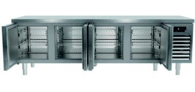 Yüksel, CİHAZ ALTI KISA DÖRT KAPILI -2/ +8 °C 220x70x60 cm AISI 304, CAK-4N70