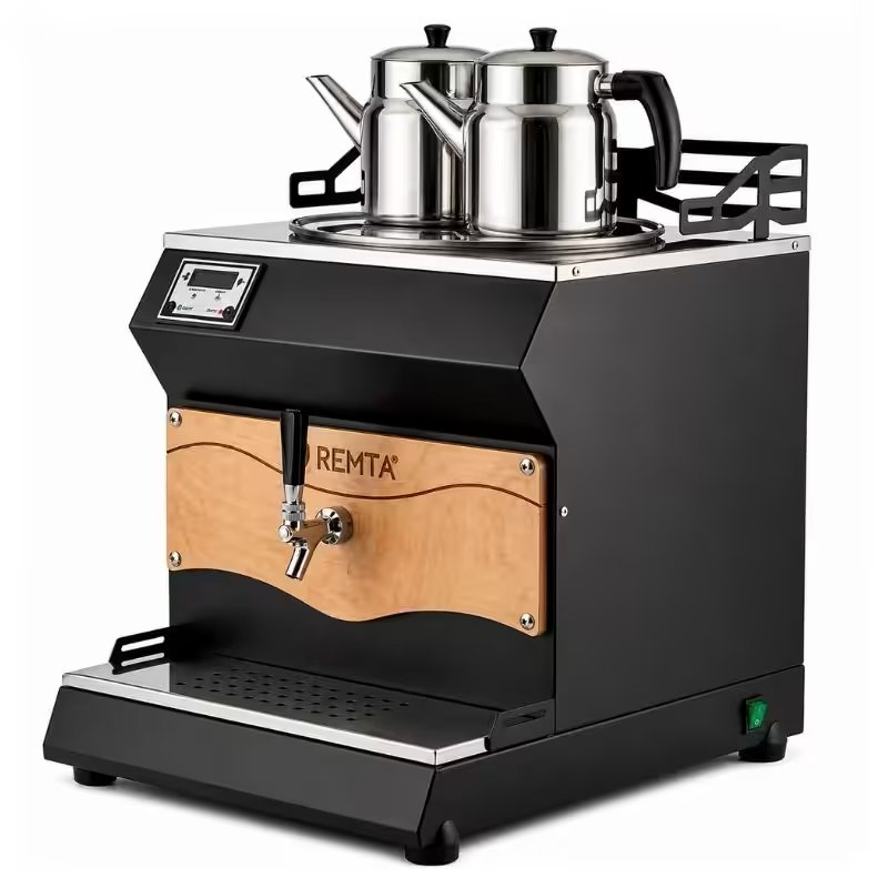 Remta, 2 Demlikli Master Çay Makinesi Şamandıralı 23 Lt., DE32