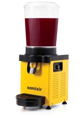 Samixir 10 L Panorami̇k Kariştiricili Soğuk İçecek Di̇spenseri̇ Analog SARI-R134A-220V-50HZ (M10.AY)