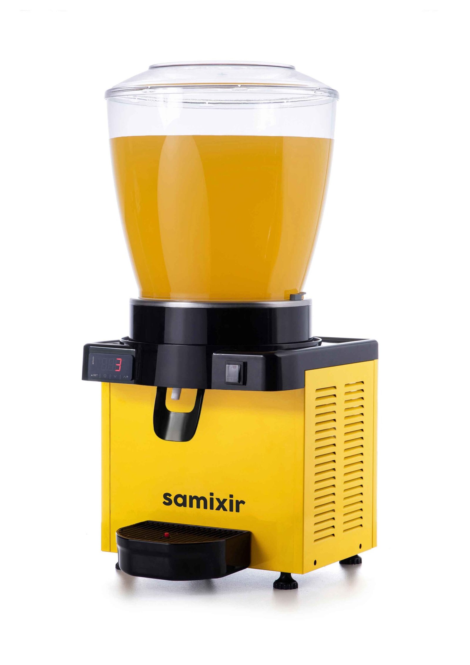 Samixir 22 L Panorami̇k Kariştiricili Soğuk İçecek Di̇spenseri̇ Di̇ji̇tal SARI-R134A-50HZ (M22.DY)