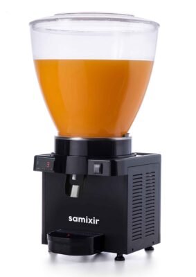 Samixir 40 L Panorami̇k Kariştiricili Soğuk İçecek Di̇spenseri̇ Di̇ji̇tal SİYAH-R134A-50HZ (M40.DB)