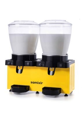 Samixir 22+22 L Panorami̇k Twin Kariştirici+kariştiricili Soğuk İçecek Di̇spenseri̇ Analog SARI-R134A-50HZ (MM44.AY)
