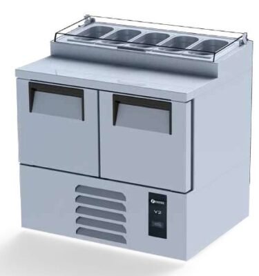 Iceinox PBC-L 450 Make Up GN Buzdolabı Motoru Altta 4 Kapı, 188x70x94 cm, 304