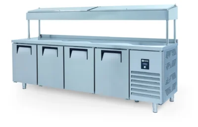 Iceinox PTS-H 560 Make Up Snack Yüksek Buzdolabı 4 Kapı, 250x60x85/140 cm, 304