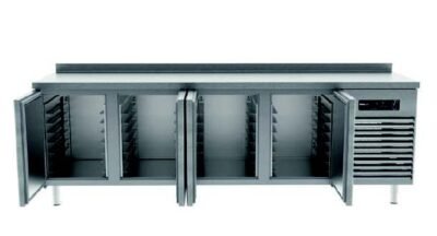 Yüksel, DÖRT KAPILI PİZZA BUZDOLABI -2/ +8 °C 265x80x85 cm AISI 304, PZA-4N80