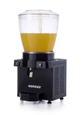 Samixir 22 L Panorami̇k Fi̇ski̇yeli̇ Soğuk İçecek Di̇spenser Analog SİYAH-R134A-50HZ (S22.AB)