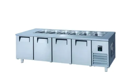 Iceinox STS 650 CR Servis Tip 4 Kapılı Buzdolabı, 6*GN1/1 150, 250x70x85 cm, 430