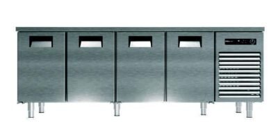 Yüksel, TEZGAH TİP KISA DÖRT KAPILI -2/ +8 °C 220x70x85 cm AISI 304, TTK-4N70