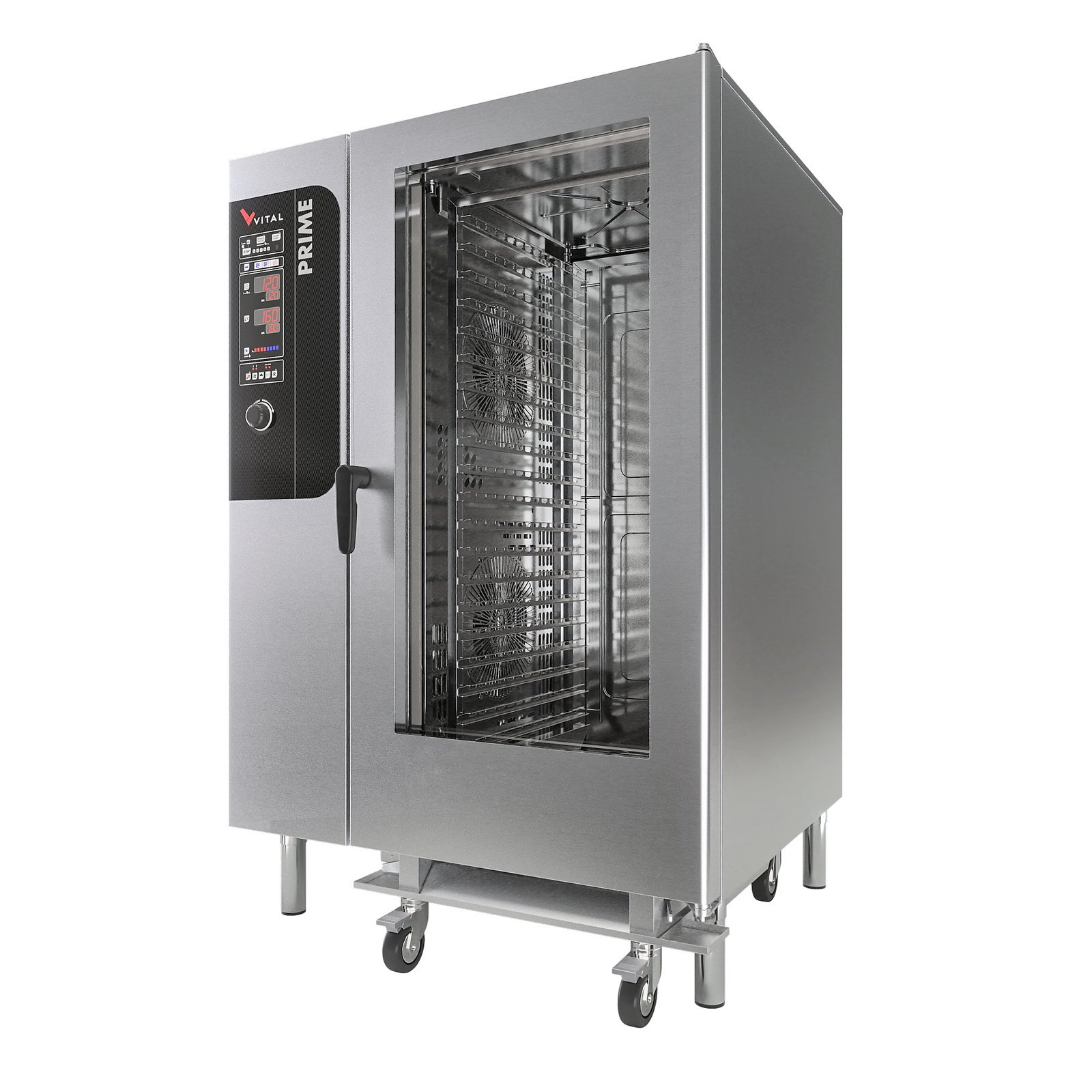 Vital VTL-PRIME202G Konveksiyonlu Fırın Gazlı Prime 40 Gn 1/1 (1200x1155x1845)