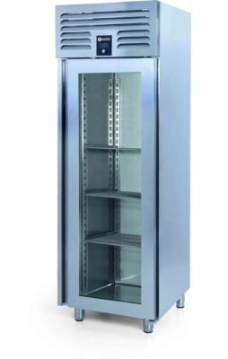 Iceinox VTS 520 N CR VG Dik Tip Snack Derin Dondurucu, 1 Cam Kapılı, 70x77x210 cm, 430
