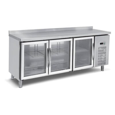 Empero Camlı Tezgah Tipi Şiş Kebap Buzdolabı 3 Kapılı, EMP.200.80.03-CLS