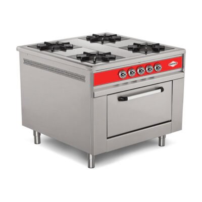 Empero Gazlı Kuzine Fırınlı 4 Brülörlü, EMP.9KG.021