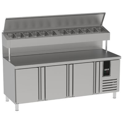 Kayalar, Buzdolap Tezgah (p) (40×60) Pizza&salata Hazırlık 2100X800X1350 Gr.üst T., 209080333840