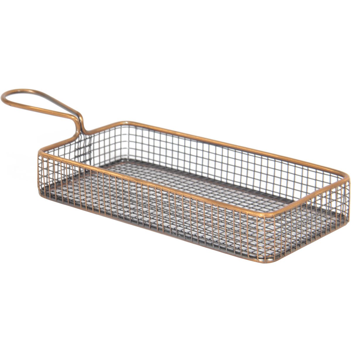 Öztiryakiler GURMEAID SUNUM SEPETİ ANTİK BAKIR DİKDÖRTGEN 10X8X7 CM (9491.MSDB1.0A)