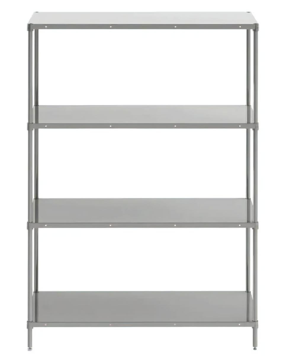Yüksel, 4 KATLI RAF INOX 201 DÜZ 46x183x183 cm, 4K-201D-46x183x183