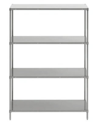 Yüksel, 4 KATLI RAF INOX 304 DÜZ 46x183x183 cm, 4K-304D-46x183x183