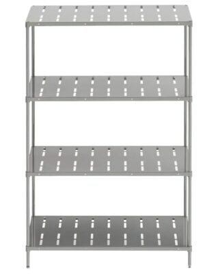 Yüksel, 4 KATLI RAF INOX 304 PERFORE 46x91x183 cm, 4K-304PRF-46x91x183