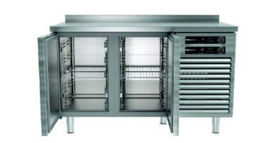 Yüksel, TEZGAH TİP MİX İKİ KAPILI -2/ +8 °C, 10/ -20 °C 140x60x85 cm AISI 430, TT- 2ND60- E