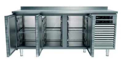 Yüksel, TEZGAH TİP MİX ÜÇ KAPILI -2/ +8 °C, 10/ -20 °C 186,5x70x85 cm AISI 430, TT- 3ND70-E